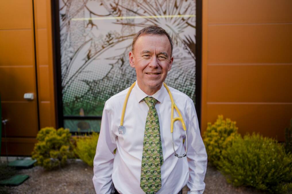Dr Tony Lafferty from the new endocrinologist clinic which has opened at the Canberra Hospital to help transgender teenagers.  Photo: Jamila Toderas