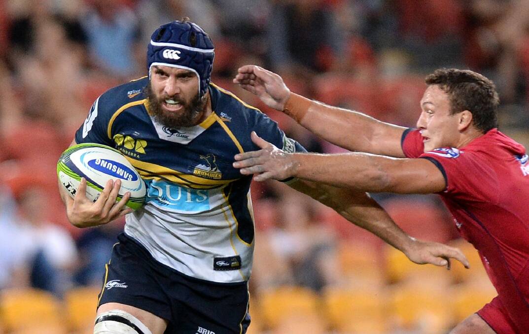 Mate against mate: The Brumbies' Scott Fardy believes modern players are highly professional in their approach.  Photo: Getty Images