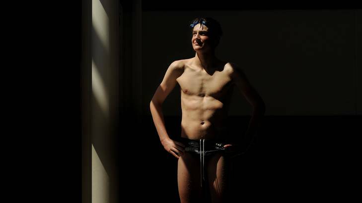 Cameron Tysoe says the AIS swim camp was a ''fantastic'' opportunity. Photo: Colleen Petch