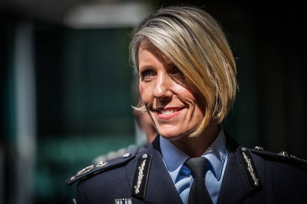 Assistant Commissioner Justine Saunders has quit her role as ACT chief police officer. Photo: Karleen Minney