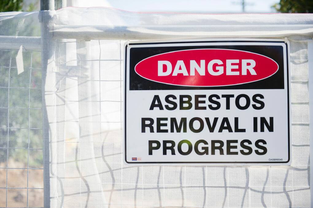 Asbestos has been discovered at a Harvey Norman warehouse in Fyshwick. Photo: Rohan Thomson