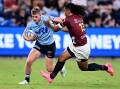 The retention of Max Jorgensen (left) has provided a big boost for the NSW Waratahs. (Dan Himbrechts/AAP PHOTOS)