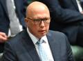 Opposition Leader Peter Dutton has delivered his federal budget reply. (Lukas Coch/AAP PHOTOS)