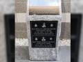 A memorial for two young constables gunned down has been unveiled at Dalby Police Station. (Supplied/AAP PHOTOS)