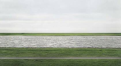 Fetched $US4.3 million ... Andreas Gursky digitally doctored his image of the Rhine.