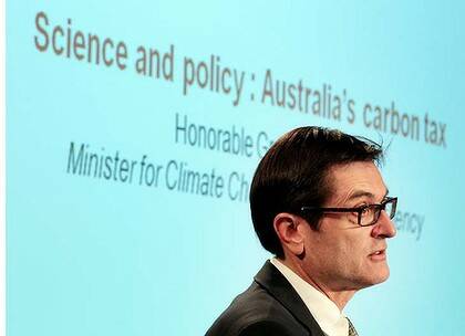 Fact check fail ... the Climate Change Department is relying on unsubstantiated data. Above, Greg Combet.