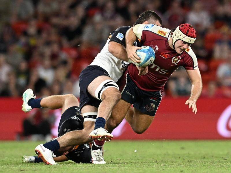 The Reds are hoping Fraser McReight can help them to a rare win over the Crusaders in Christchurch. (Darren England/AAP PHOTOS)