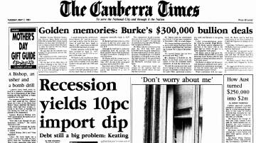 The front page of the paper on this day in 1994.