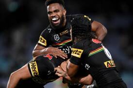 Penrith's Sunia Turuva has thrown in his lot with Wests Tigers from 2025. (Dan Himbrechts/AAP PHOTOS)