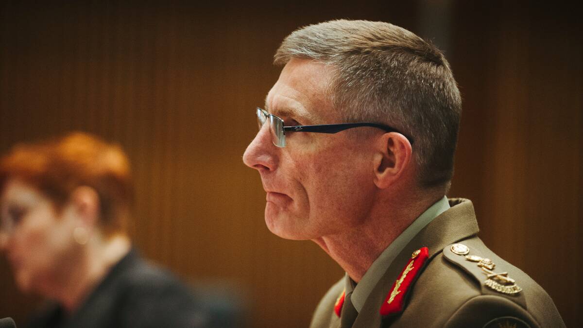 Chief of the Defence Force Angus Campbell. Picture by Dion Georgopoulos