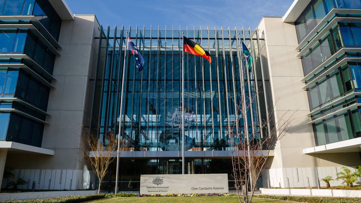 The Department of Finance on One Canberra Avenue, Forrest. Picture: Elesa Kurtz