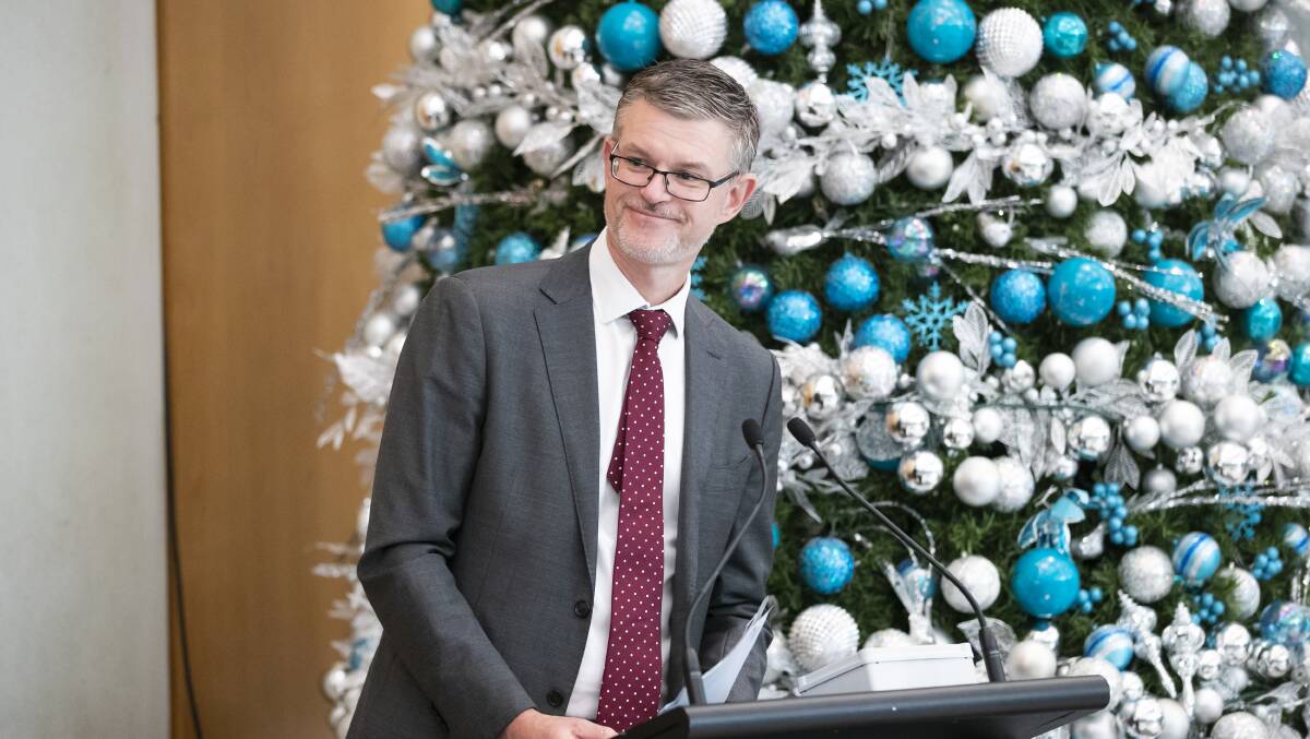 Department of Parliamentary Services secretary Rob Stefanic at Parliament House. Picture by Keegan Carroll