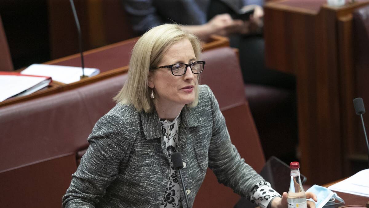 Labor's public service spokesperson Senator Katy Gallagher. Picture: Keegan Carroll