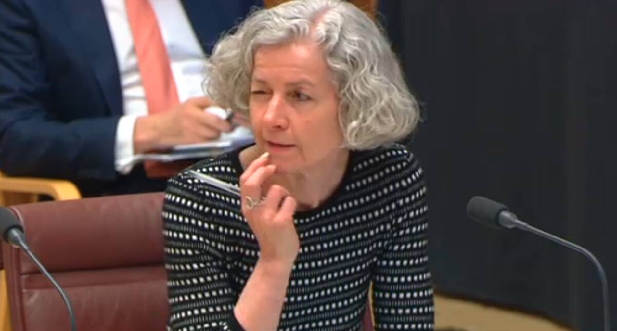 Prime Minister and Cabinet deputy secretary Stephanie Foster categorically denied winking at a government minister while answering estimates questioning. Picture: Australian Parliament House