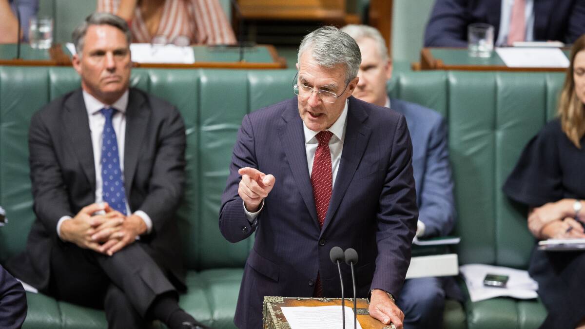 Attorney-General Mark Dreyfus in question time. Picture by Sitthixay Ditthavong