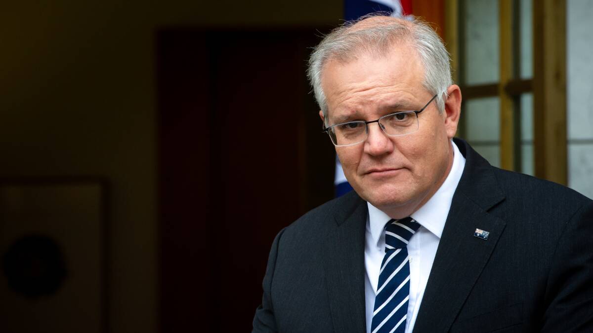 Prime Minister Scott Morrison warned a recent international crime bust was a good reason three national security bills needed to be passed into law. Picture: Elesa Kurtz