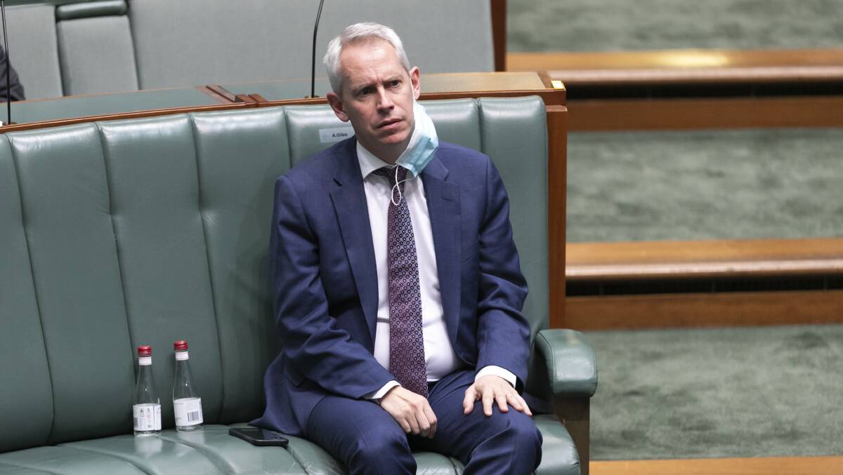 Labor's immigration spokesperson Andrew Giles. Picture: Keegan Carroll