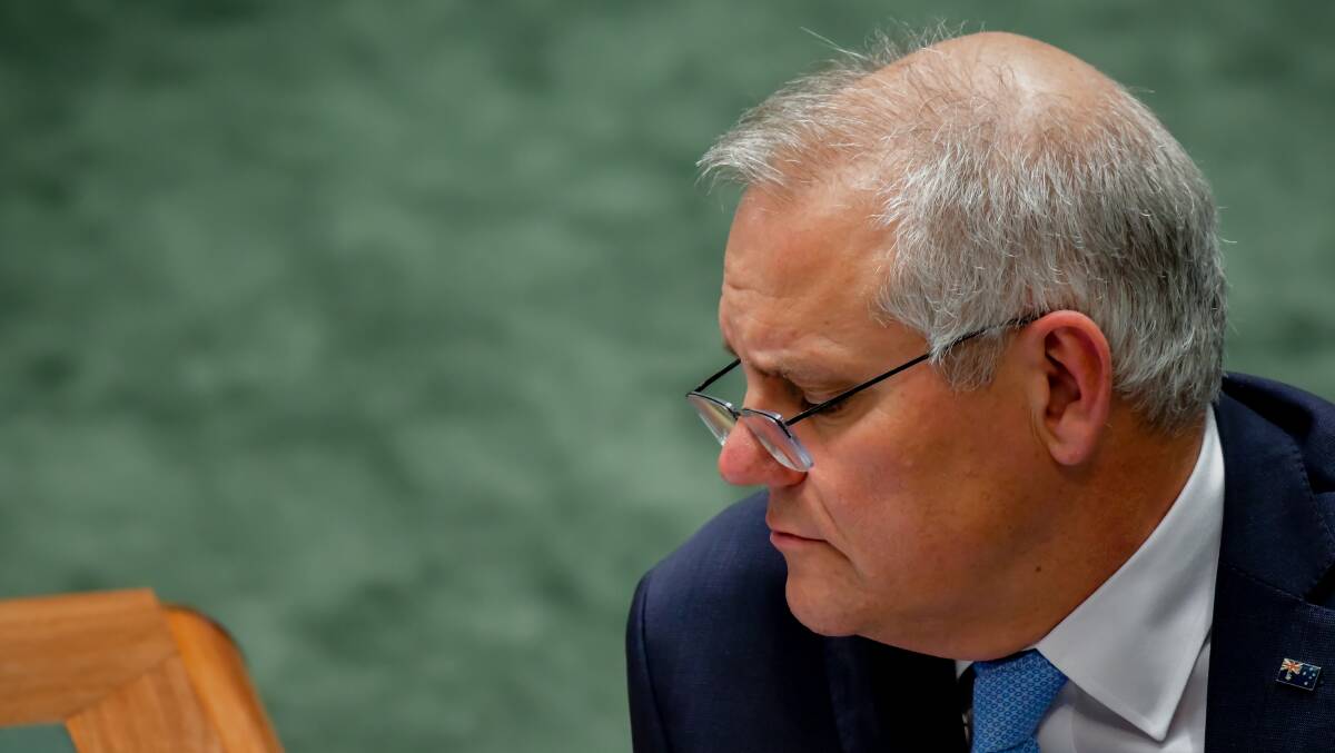 Prime Minister Scott Morrison has strongly resisted calls to make rapid antigen tests freely available to all Australians. Picture: Elesa Kurtz