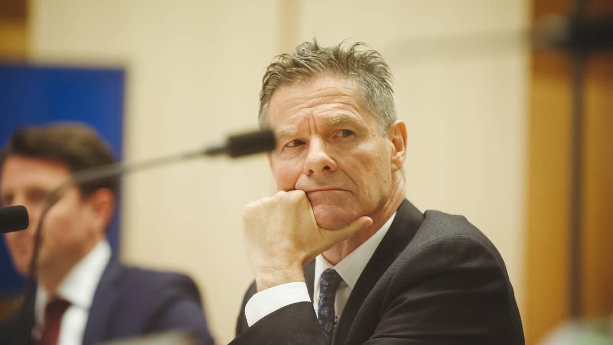 Australian Public Service Commissioner Peter Woolcott. Picture: Dion Georgopoulos