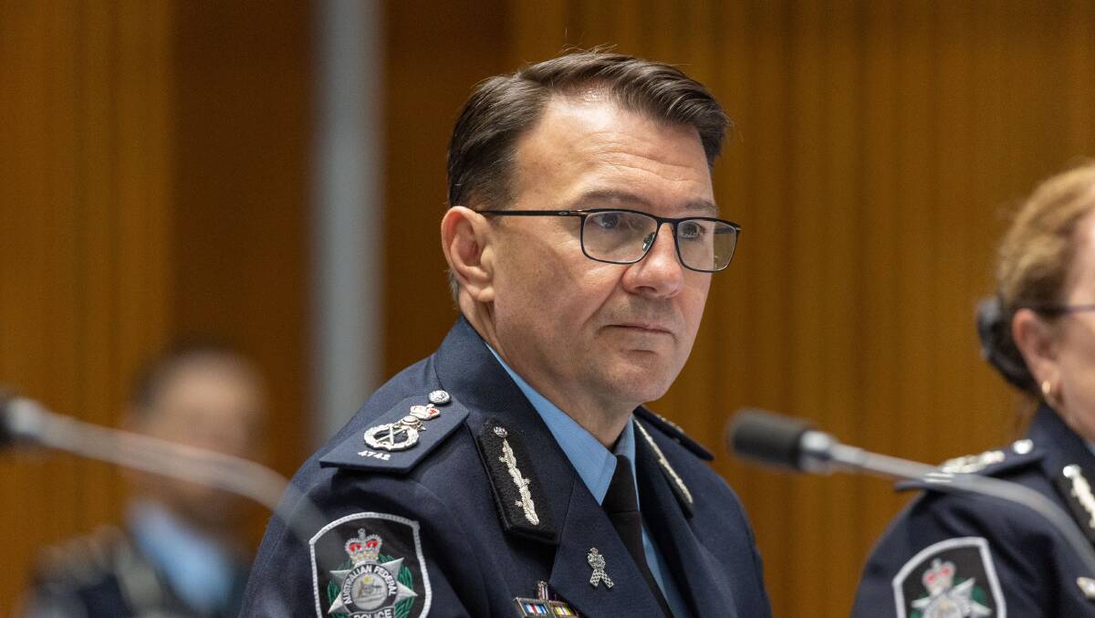 AFP commissioner Reece Kershaw. Picture by Gary Ramage