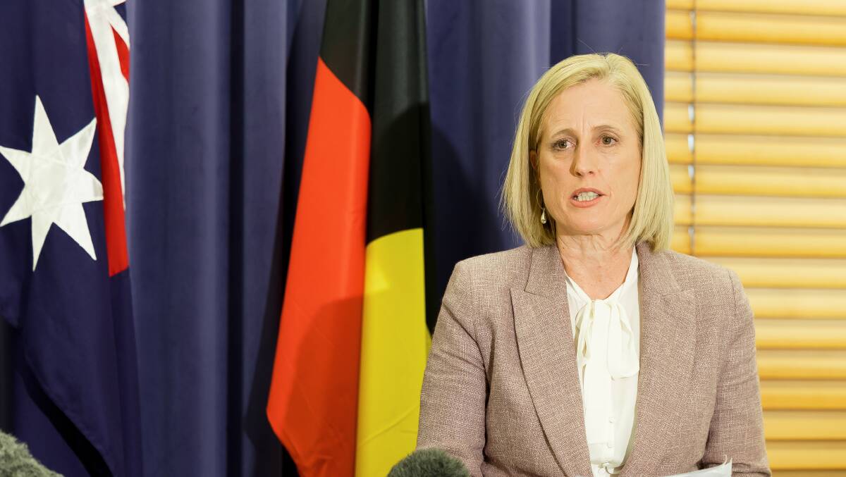 Finance Minister Katy Gallagher at Parliament House. Picture: Sitthixay Ditthavong