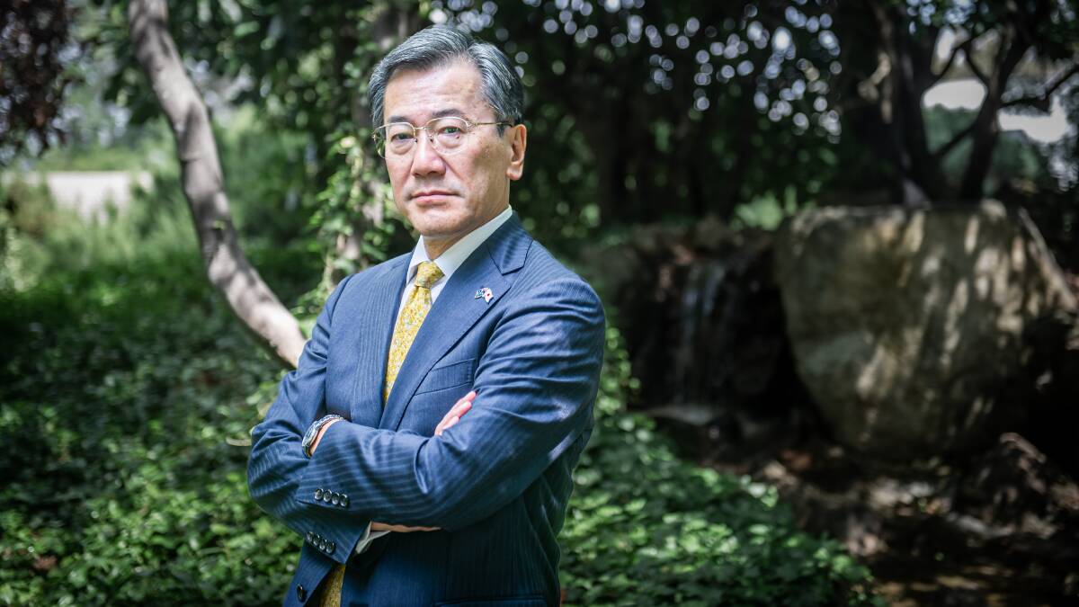 Japanese ambassador to Australia Shingo Yamagami. Picture by Karleen Minney