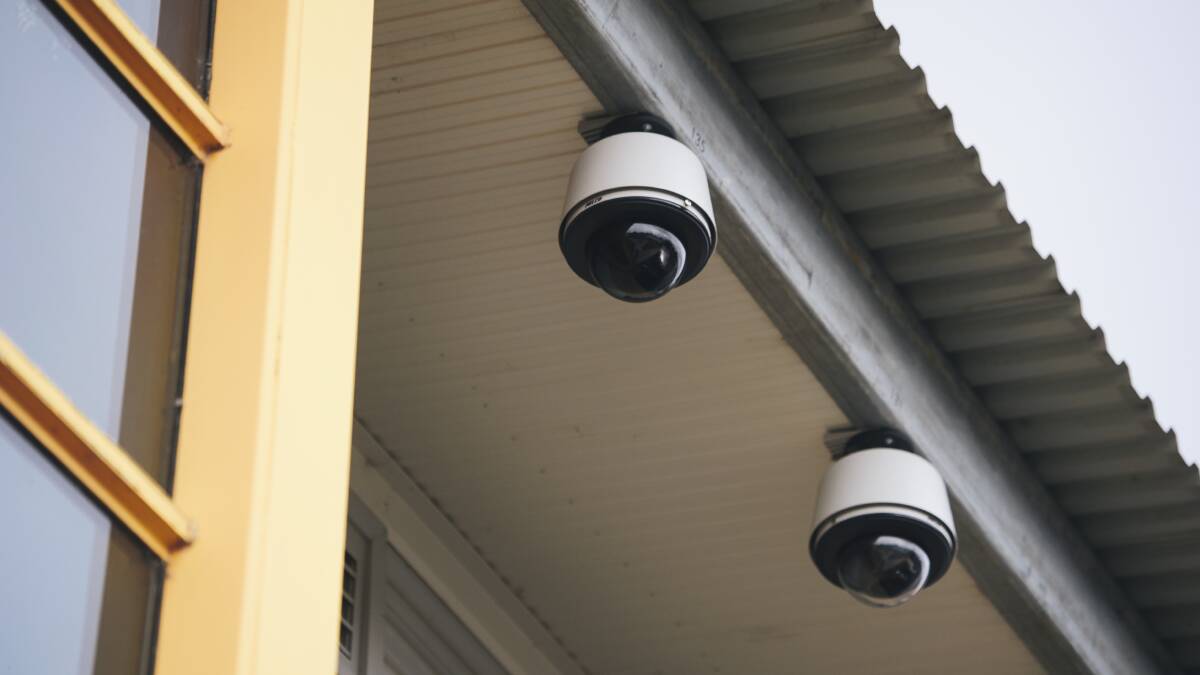 CCTV cameras at Bimberi Youth Justice Centre. Picture by Rohan Thomson