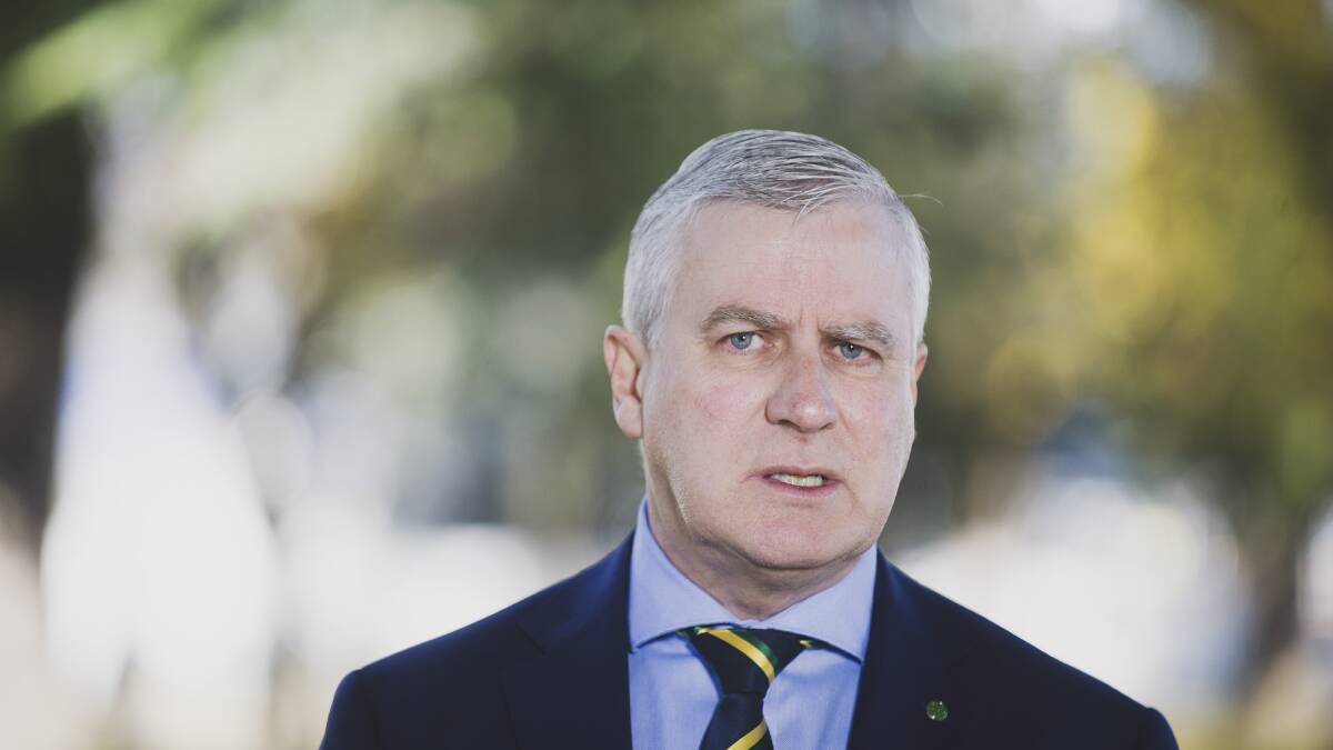 Former infrastructure minister Michael McCormack. Picture: Dion Georgopoulos