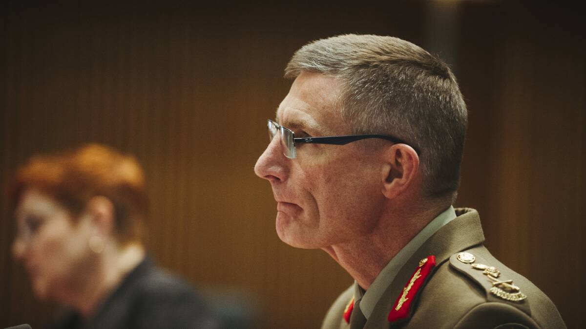 Chief of the Defence Force General Angus Campbell. Picture: Dion Georgopoulos