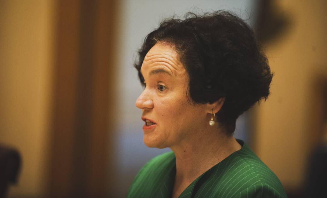 Former social services and DFAT secretary Kathryn Campbell now works within the Department of Defence's nuclear-powered submarine taskforce. Picture by Dion Georgopoulos