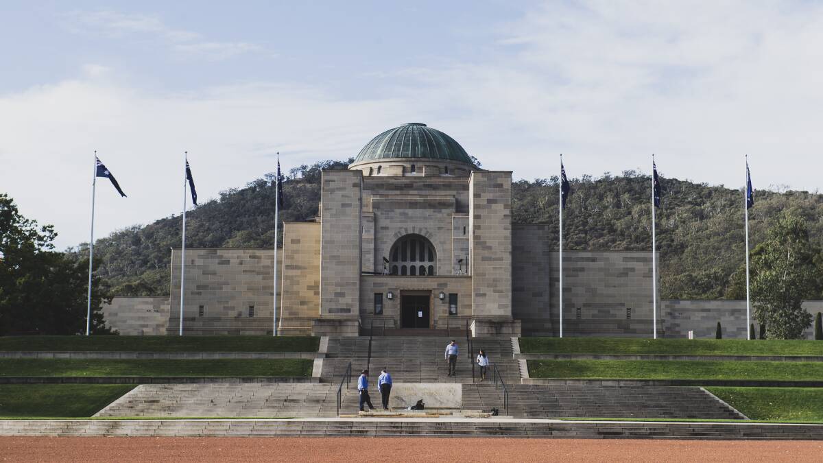 Early works, including the destruction of Anzac Hall, have been approved for the Australian War Memorial's expansion project. Picture: Dion Georgopoulos