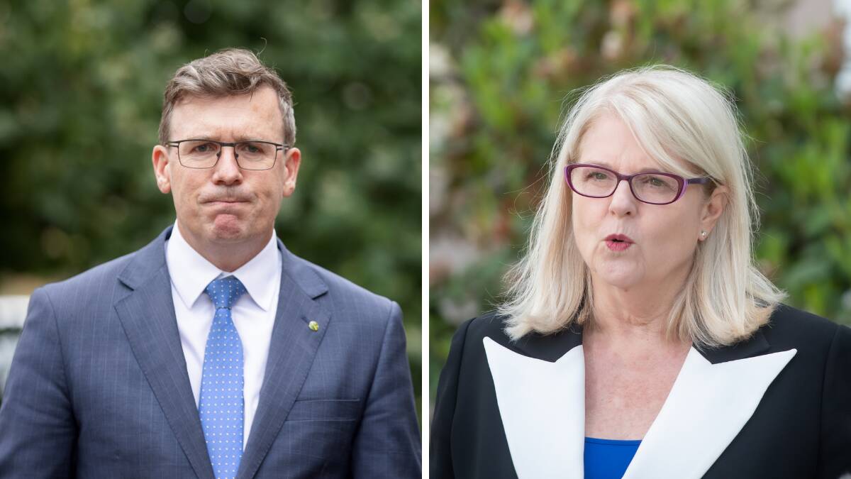 Education Minister Alan Tudge (left) and Home Affairs Minister Karen Andrews (right). Pictures: Sitthixay Ditthavong, Karleen Minney
