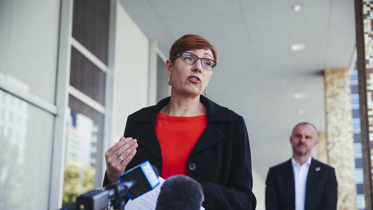 ACT Health Minister Rachel Stephen-Smith. Picture: Dion Georgopoulos