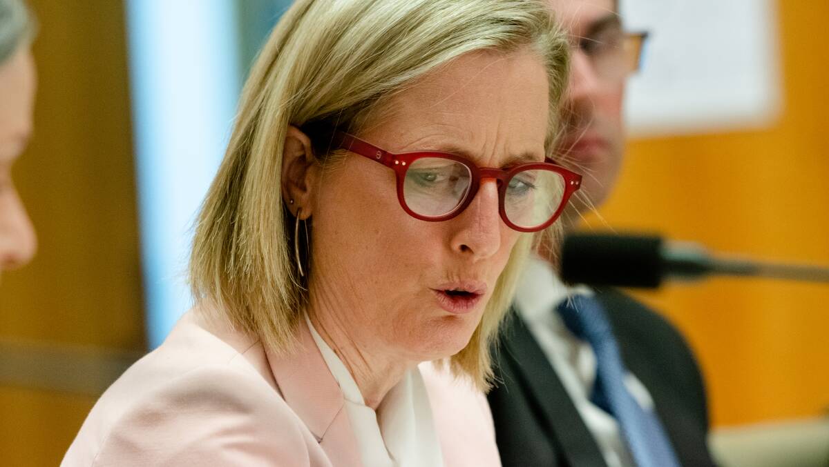 Public Service Minister Katy Gallagher might have made an oopsy. Picture by Elesa Kurtz