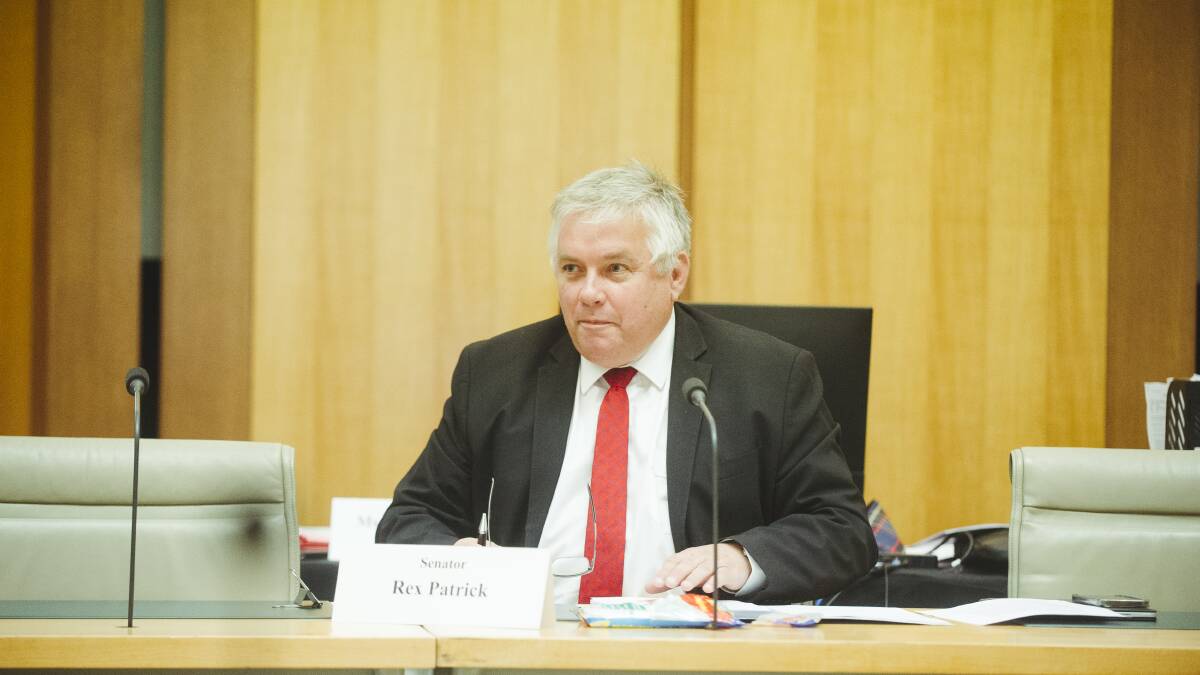 Independent senator Rex Patrick. Picture: Dion Georgopoulos