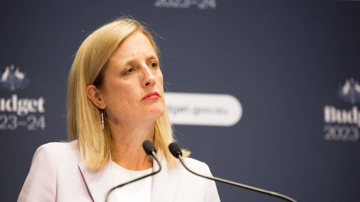 Finance Minister Katy Gallagher. Picture by Sitthixay Ditthavong