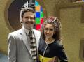 Jay and Emma Johns have been making audiences smile in Dolly Parton's musical 9 to 5 as Bob and Maria. Picture: Supplied 