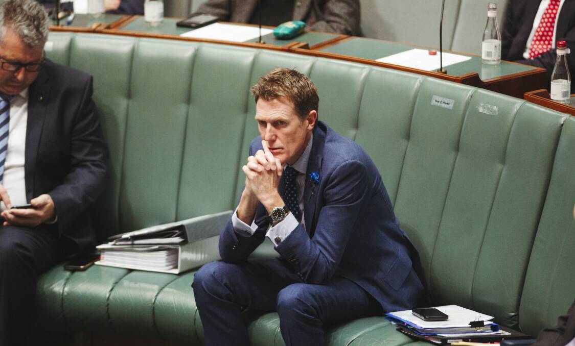 Minister for Industry, Innovation and Science Christian Porter. Picture: Dion Georgopoulos