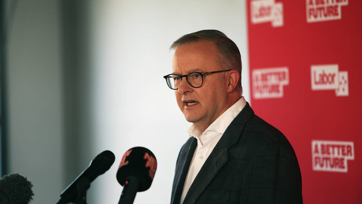 Anthony Albanese will unveil Labor's plan for schools to tackle COVID. Picture Peter Lorimer 