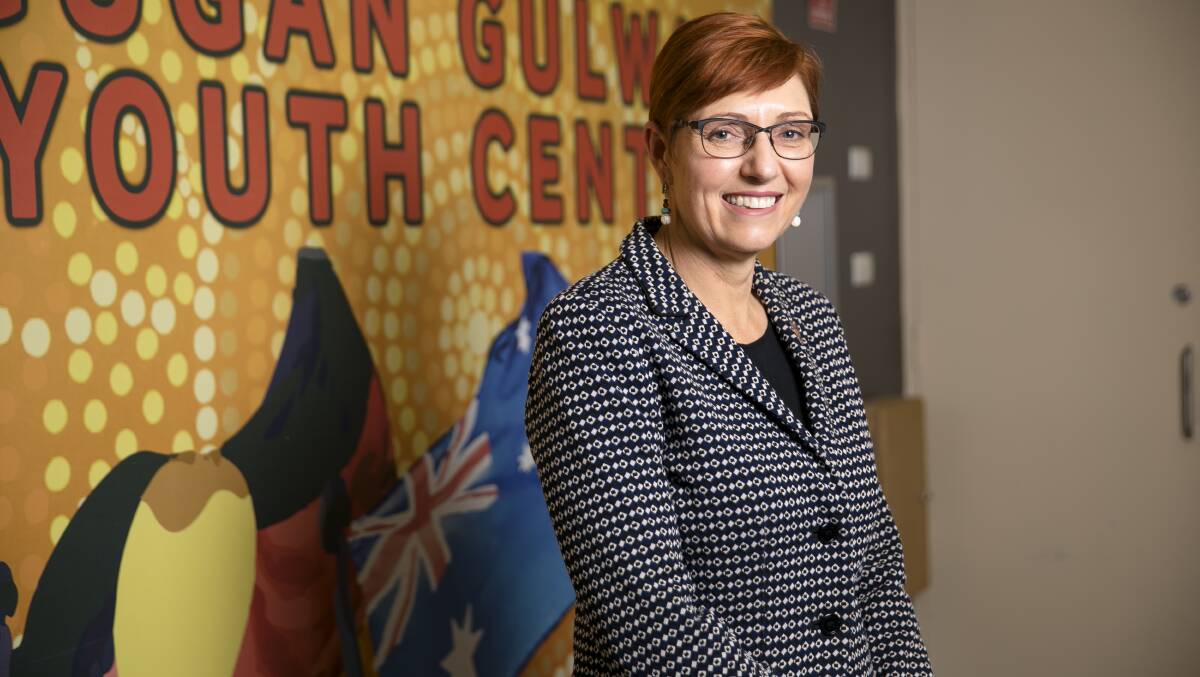 ACT Health Minister Rachel Stephen-Smith at the Gugan Gulwan Aboriginal Youth Centre in Wanniassa. Picture: Keegan Carroll