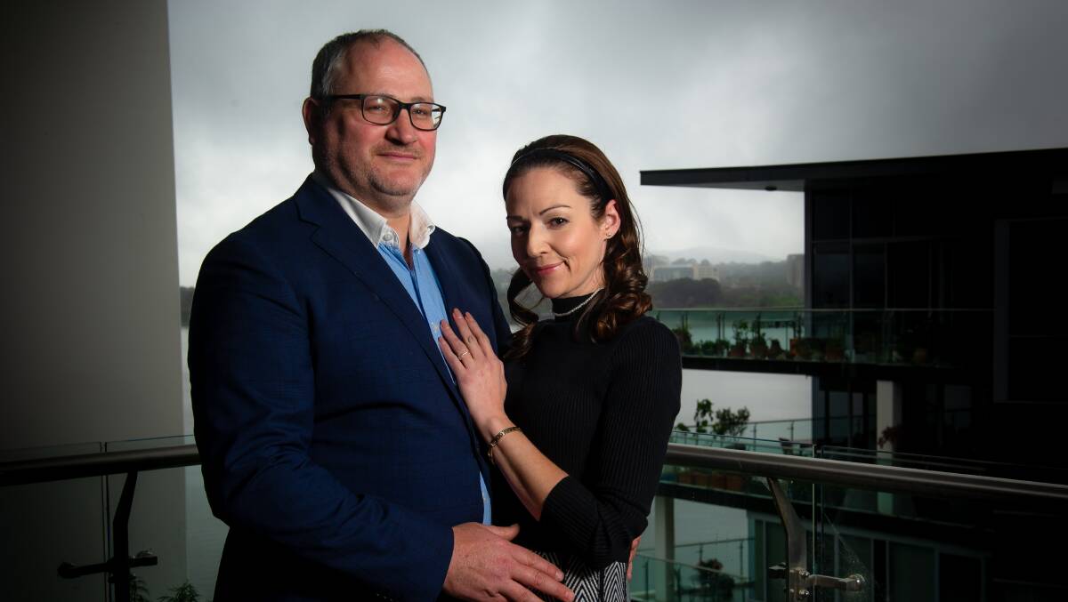 John Lane and Clare Carnell will be getting married on November 12. Picture: Elesa Kurtz