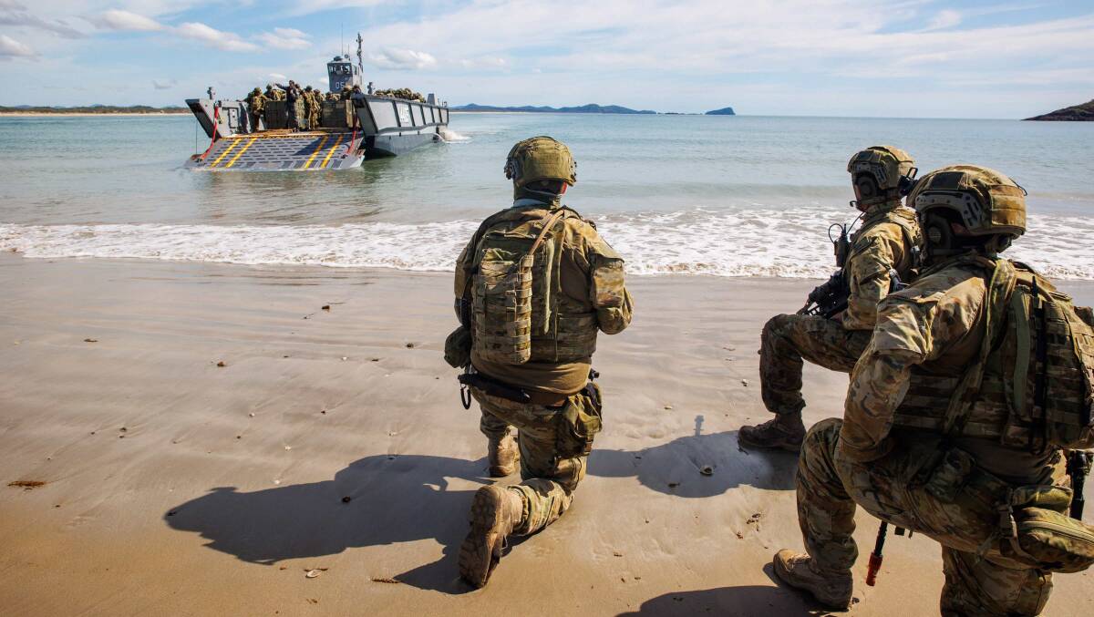 ADF Littoral Operations training. Picture supplied 