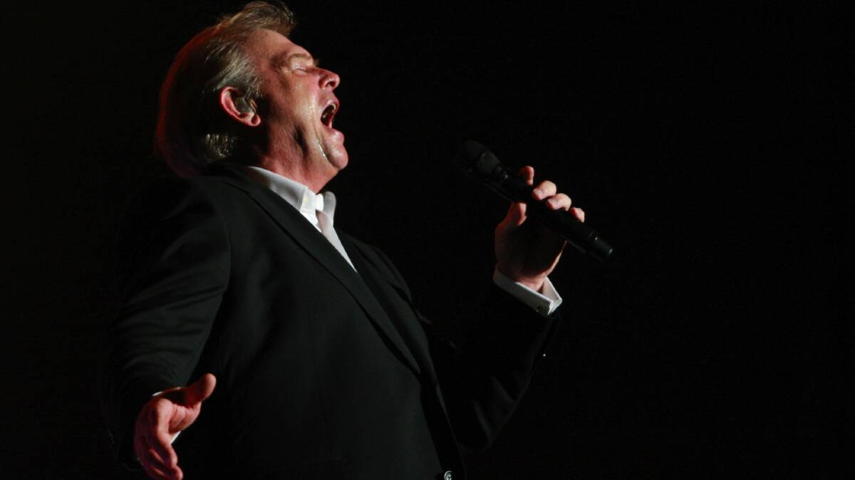 John Farnham, seen here performing in September 2009, has lent his iconic song to the "yes" campaign. Picture by Ryan Osland