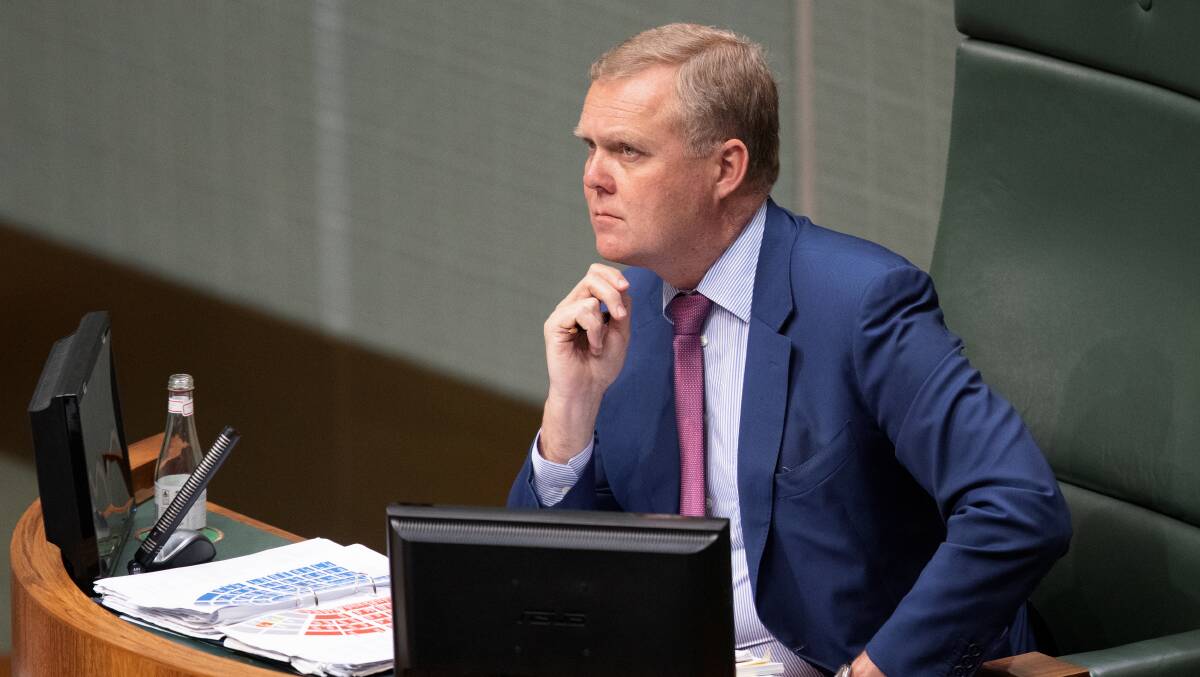 Speaker of the House of Representatives Tony Smith during question time. Picture: Sitthixay Ditthavong