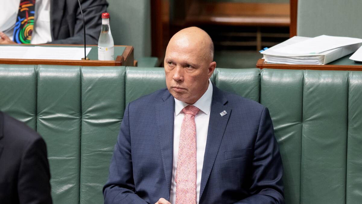 Defence Minister Peter Dutton. Picture: Sitthixay Ditthavong