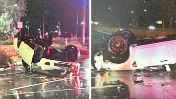 Benjamin Joseph Griffiths, 19, was responsible for a ute rollover on the corner of Murdoch Street and Northbourne Avenue in April. Pictures: Supplied
