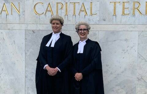 Newly appointed ACT senior counsels Rebecca Christensen and Margaret Jones. Picture: Supplied