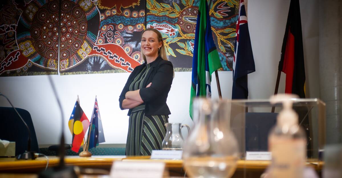 Lauren Skinner, who represented clients in the ACT's Galambany Court, says law reform is one area she hopes to work in after her Oxford University studies. Picture: Karleen Minney