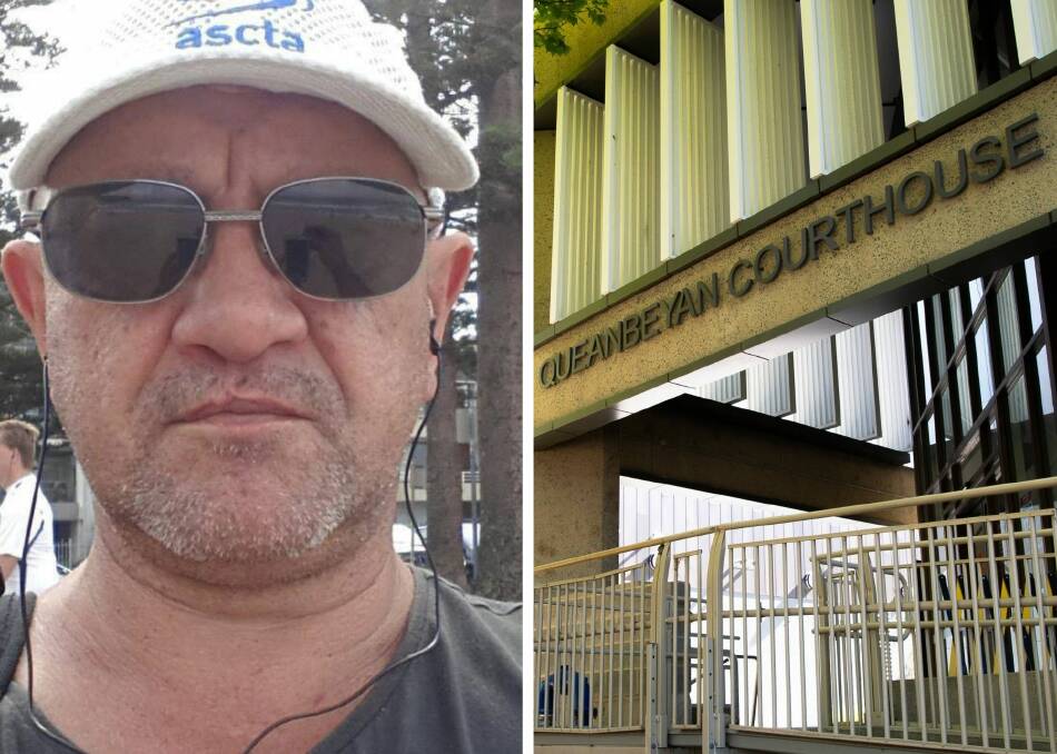 Alan William Delaney, 53, is on trial for murdering a friend under the Queens Bridge in Queanbeyan.