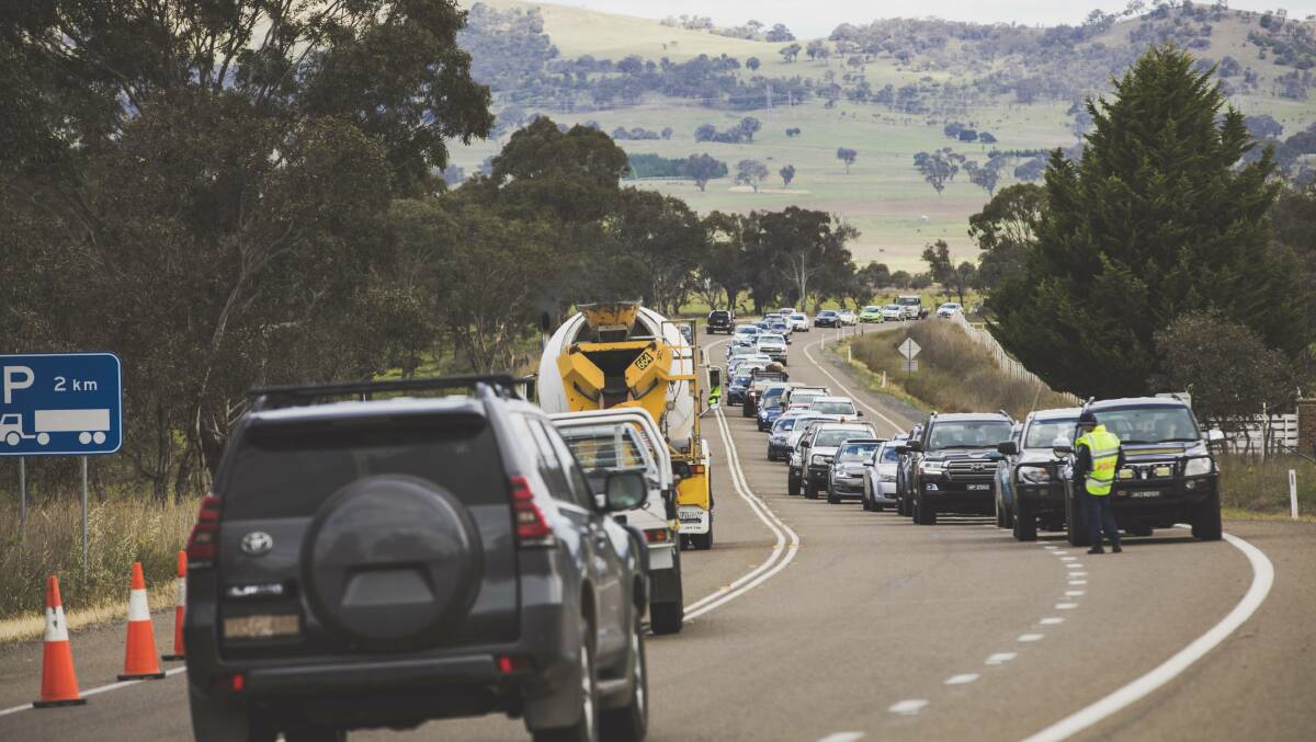 The duplication of the Barton Highway is expected to ease congestion on the arterial road. Picture: Jamila Toderas